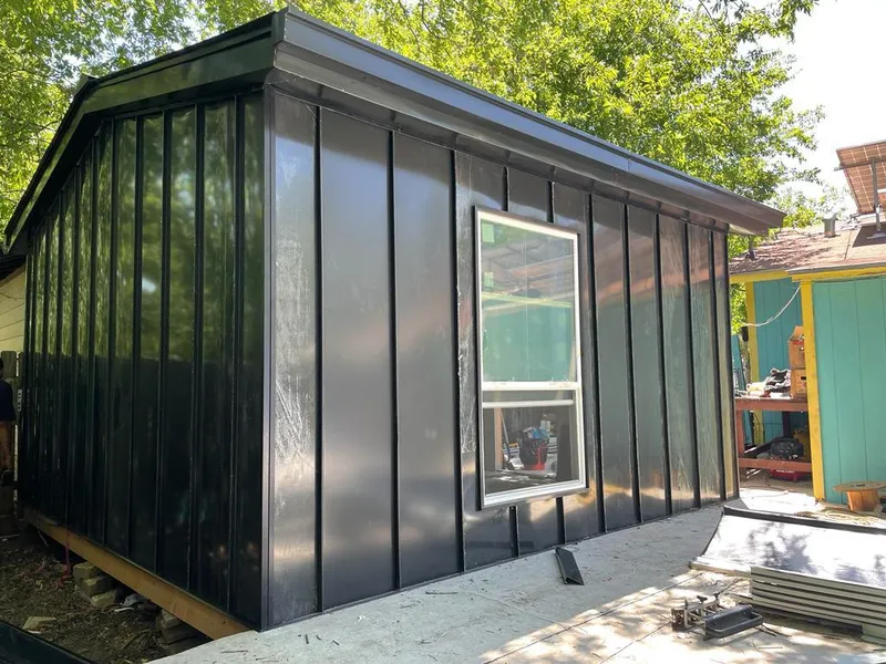 Black standing seam metal wall panels for Metal Roof Installation in Anaconda-Deer Lodge County